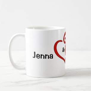 Personalisierte Paare Mug Kaffeetasse