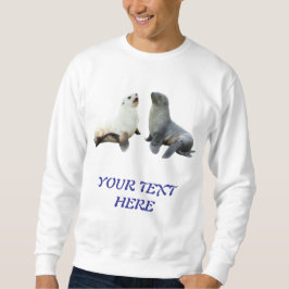 Personalisierte Paarfoto- & Text- Herren Sweatshirt