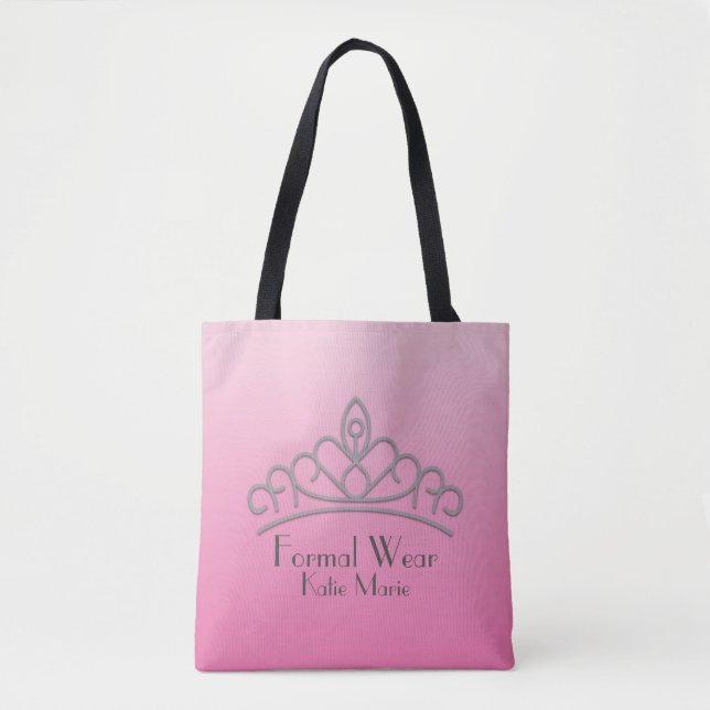 Personalisierte Pageant-Organizer-Tasche Tasche (Vorderseite)
