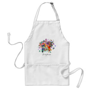 Personalisierte Paint splash Butterfliegen Pop Art Schürze