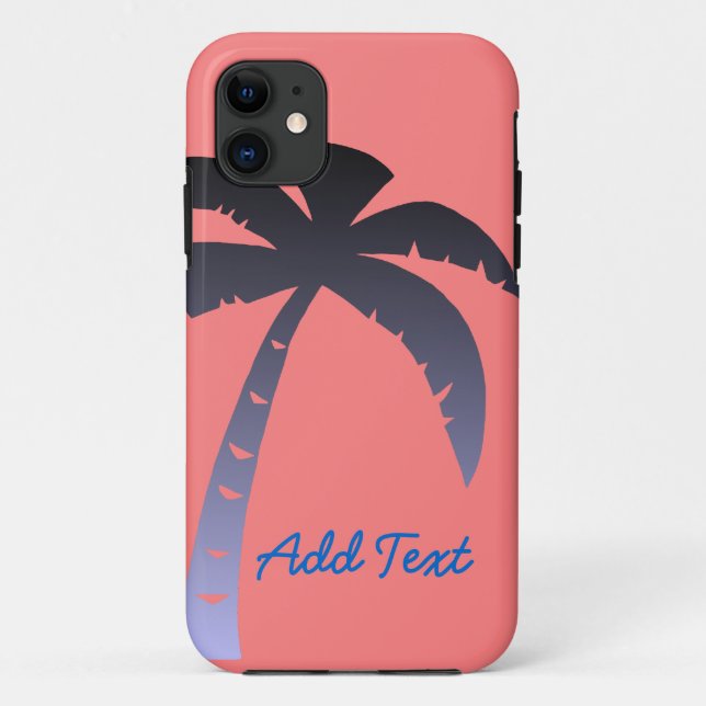 Personalisierte Palme Case-Mate iPhone Hülle (Rückseite)