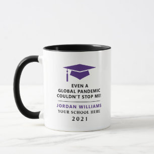 Personalisierte Pandemie - Graduate Class of 2021 Tasse