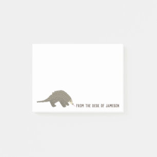 Personalisierte Pangolin-Post-Itanmerkungs-Auflage Post-it Klebezettel