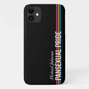 Personalisierte pansexuelle Flaggenfarben Streifen Case-Mate iPhone Hülle