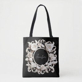 personalisierte Papierblumenrahmen-Tasche  Tasche