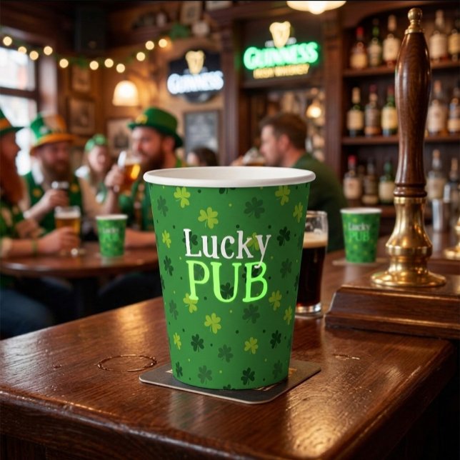 Personalisierte Papiertassen zum St. Patrick's Day Pappbecher (Von Creator hochgeladen)