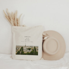 Personalisierte Pariser Hochzeitstorte Tragetasche