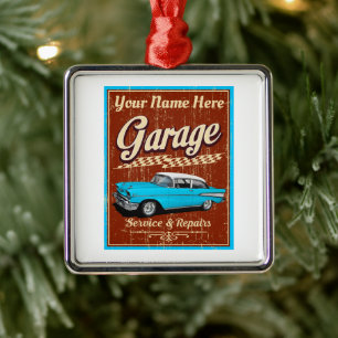 Personalisierte Parkgarage Ornament Aus Metall