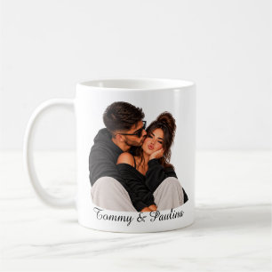 Personalisierte Partnertasse mit Wunschname Kaffeetasse