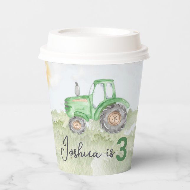Personalisierte Party-Cups des Themenschwerpunkts  Pappbecher (Vorderseite)