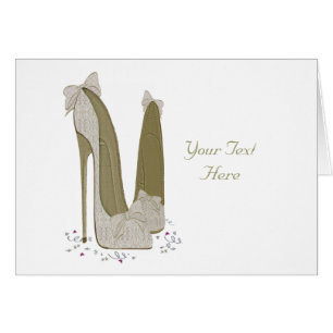 Personalisierte Party-Stilett-Schuh-Kunst