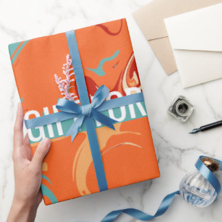 Personalisierte Pastell-Marmor-Optik süße Ästhetik Geschenkpapier