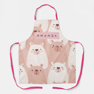 Personalisierte Pastelle Adorable Capybara Schürze