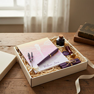 Personalisierte Pastellverlauf-Libelle Notizblock