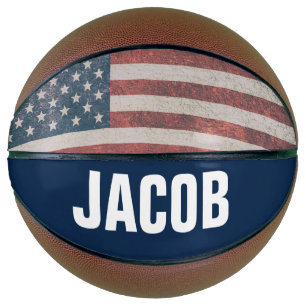 Personalisierte PATRIOTISCHE Basketball