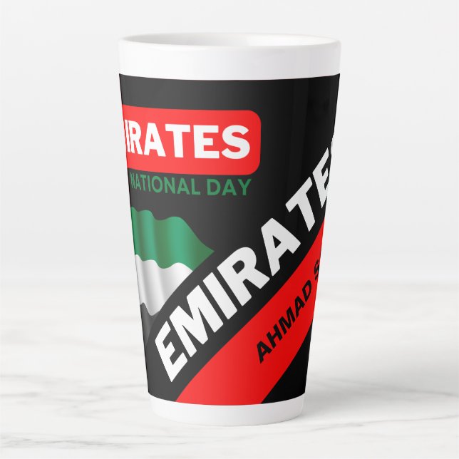 Personalisierte patriotische Flagge der Vereinigte Milchtasse (Vorderseite)