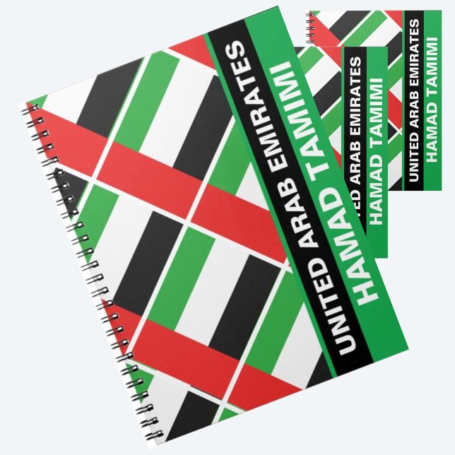 Personalisierte patriotische Flagge der Vereinigte Notizblock (Von Creator hochgeladen)