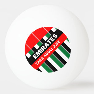 Personalisierte patriotische Flagge der Vereinigte Tischtennisball