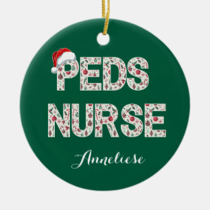 Personalisierte Peds Nurse Nurse Ornament Design
