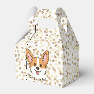 Personalisierte Pembroke Welsh Corgi Welpen Hundes Geschenkschachtel