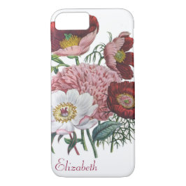Personalisierte Peonies Case-Mate iPhone Hülle