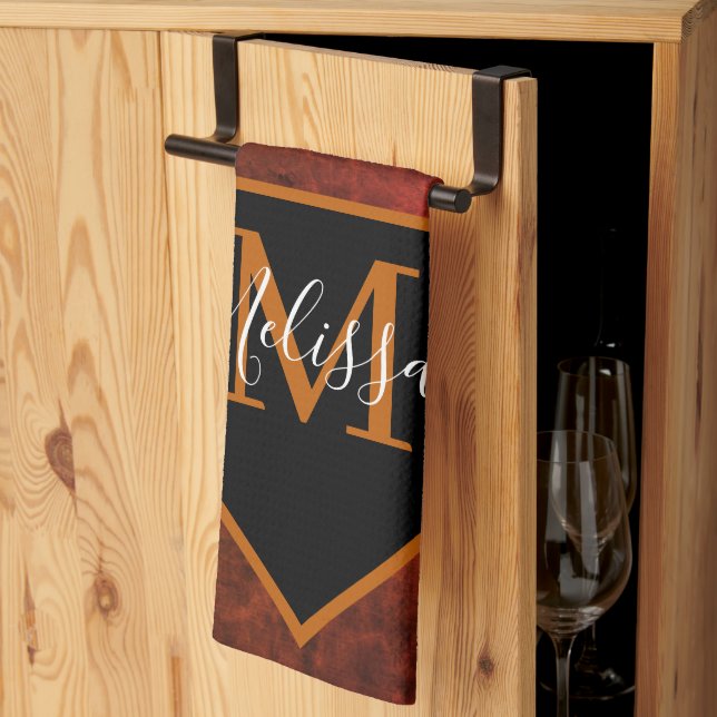 Personalisierte personalisierte geschirrtuch (Drittel gefaltet)