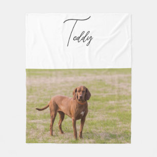Personalisierte Pet-Decke mit Haustierfoto + Name  Fleecedecke