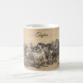Personalisierte Pferdemesse – Rosa Bonheur Kaffeetasse