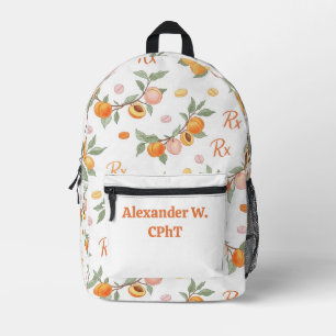 Personalisierte Pfirsiche, Aprikosen/Marille Bedruckter Rucksack