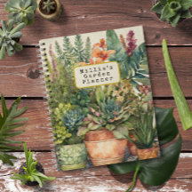 Personalisierte Pflanze Gartenplaner