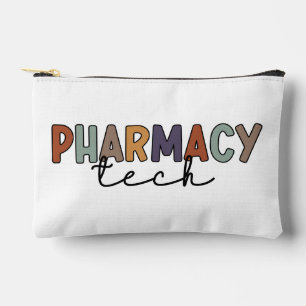 Personalisierte Pharmacy Tech Retro Zubehörtasche