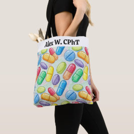 Personalisierte Pharmacy Tote Bag mit hellen Table Tasche