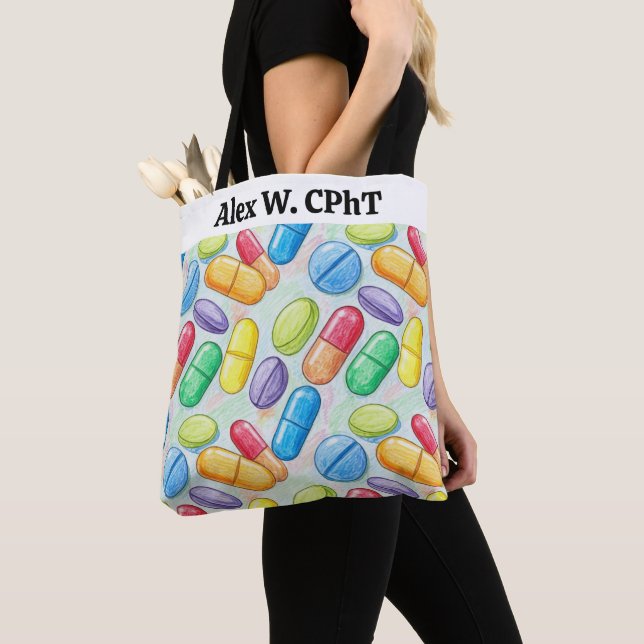 Personalisierte Pharmacy Tote Bag mit hellen Table Tasche (Von Nahem)