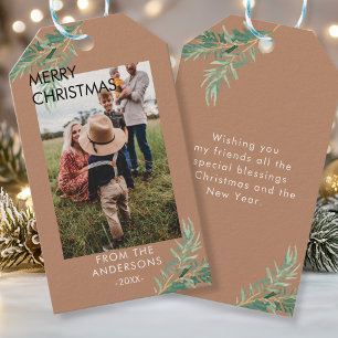 Personalisierte Photo Weihnachts- Geschenkanhänger
