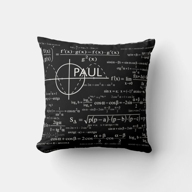 Personalisierte Physik-Geschenke für Physiker Kissen (Vorderseite)