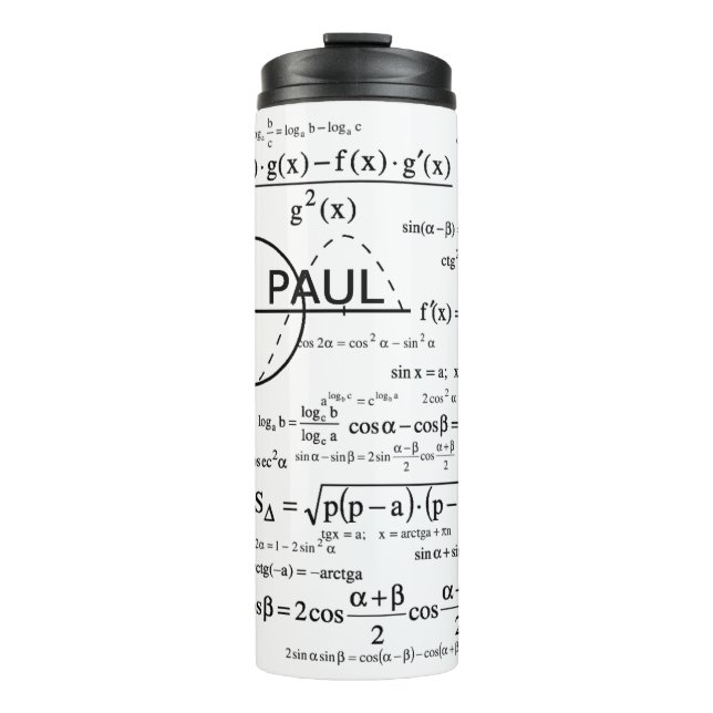 Personalisierte Physikgeschenke für Physiker Thermosbecher (Vorderseite)