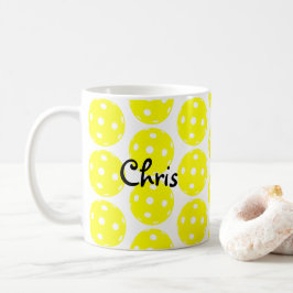 Personalisierte Pickleball Kaffee-Tasse Kaffeetasse