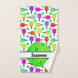 Personalisierte Pickleball Paddles Handtuch
