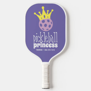 Personalisierte Pickleball Princess Lila Pickleball Schläger