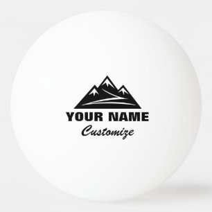 Personalisierte Ping-Pong-Bälle mit Berglogo Tischtennisball