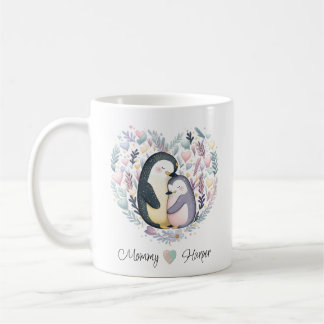 Personalisierte Pinguin-Liebe-Tasse Kaffeetasse
