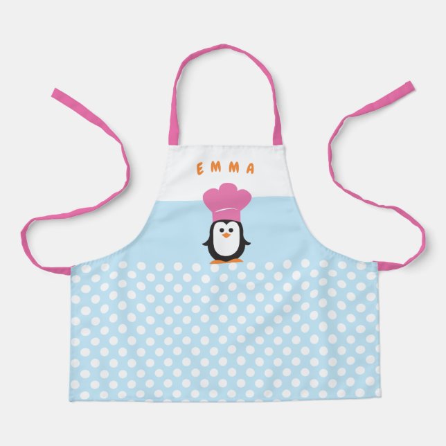 Personalisierte Pinguin-Schürze Schürze (Vorderseite)
