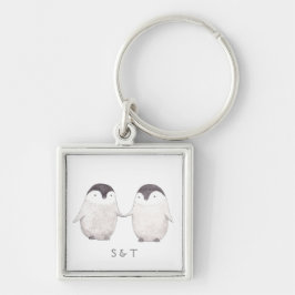 Personalisierte Pinguine für die Schlüsselkette Schlüsselanhänger