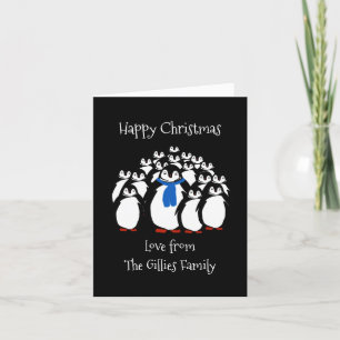 Personalisierte Pinguine Weihnachten