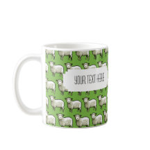 Personalisierte Pixel-Sheep-Tasse