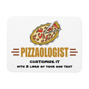 Personalisierte Pizza Magnet