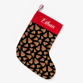 Personalisierte Pizzafreunde Kleiner Weihnachtsstrumpf