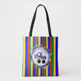 Personalisierte Pkw und Lkw gestreift Tasche