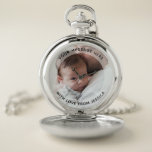 Personalisierte Pocket-Uhr mit Foto und benutzerde Taschenuhr<br><div class="desc">Fügen Sie dieser modernen Taschenuhr ein Foto von Instagram,  Ihrem Computer oder Ihrem Telefon und eine persönliche Nachricht mit benutzerdefinierten Texten oben und unten hinzu. Wenn Sie Hilfe bei der Anpassung benötigen,  schreiben Sie mir bitte den unten stehenden Button und ich werde Ihnen gerne helfen.</div>