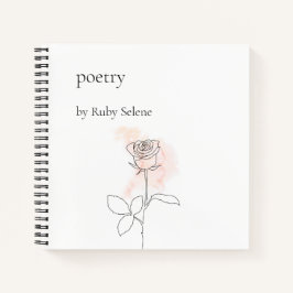 Personalisierte Poesie Notizbuch